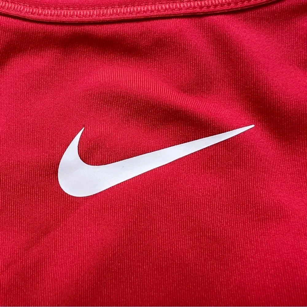 Nike Dri Fit Classic Red Sports Bra. Size S EUC